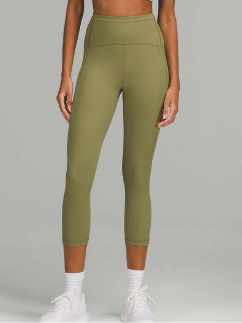 Lululemon Swift Speed High Rise Crop 21” Bronze Green Size 8